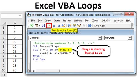vba for loop|Looping through code (VBA) .